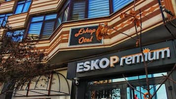 Façade de l’hébergement