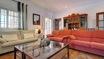 Télévision, cheminée, jeux vidéo, lecteur de DVD