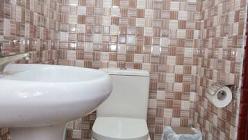 Combined shower/tub