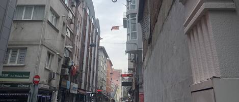 Vista frontal de la propiedad