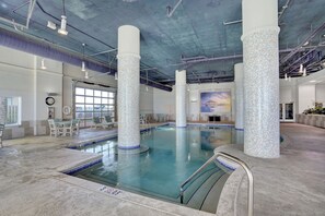 Indoor pool, a heated pool