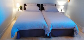 5 chambres, fer et planche Ă repasser, Wi-Fi gratuit, draps fournis