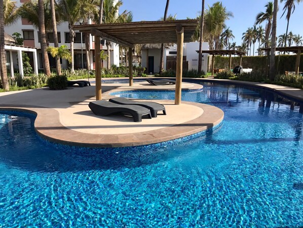 Alberca al aire libre 