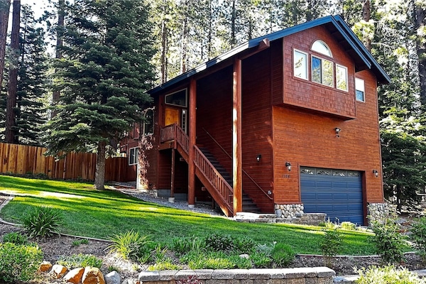 The perfect home for your next family vacation, nestled in the pines