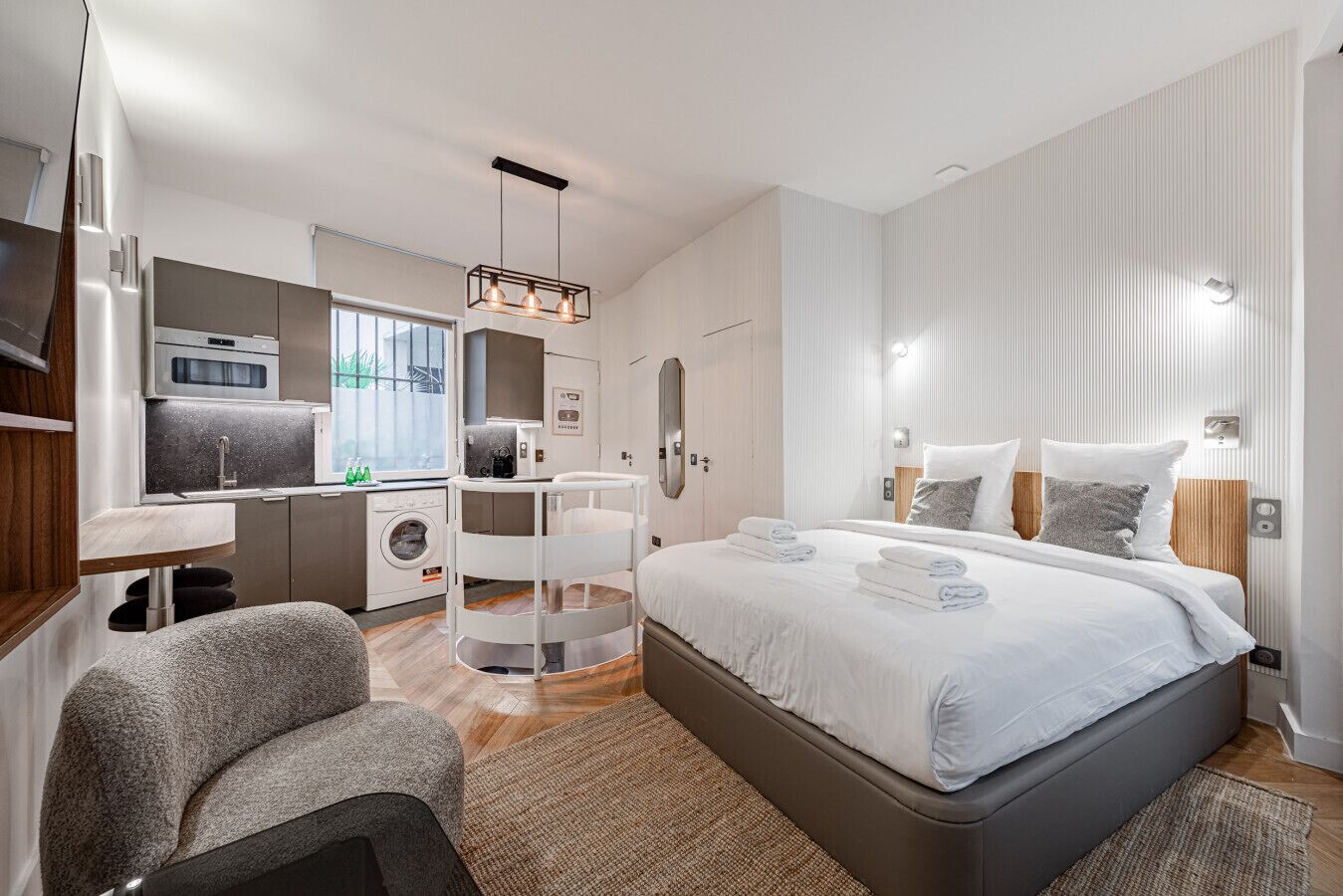 1 bedroom, iron/ironing board, travel cot, WiFi