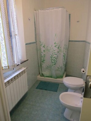 Shower, hair dryer, bidet, towels - The Horizon (Rosignano Marittimo)
