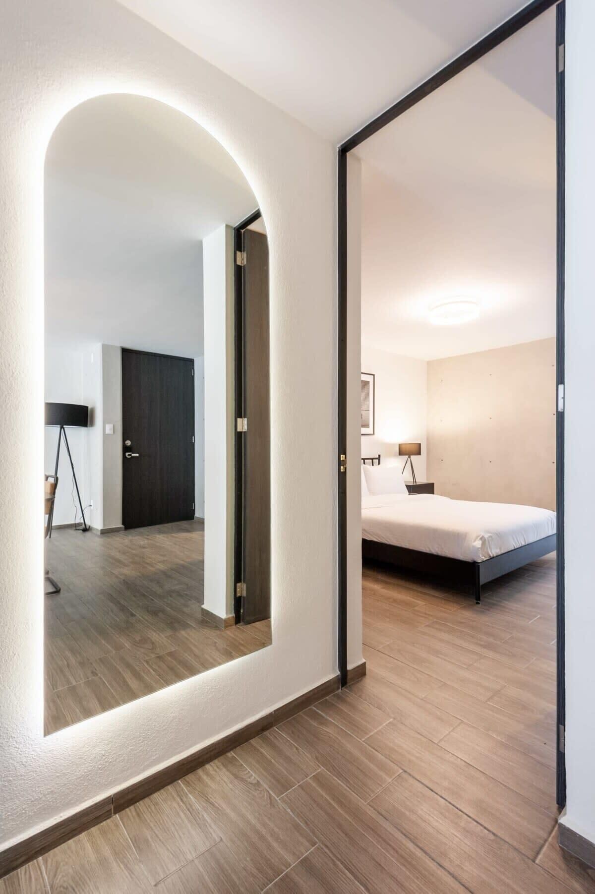 2 bedrooms, iron/ironing board, travel cot, WiFi