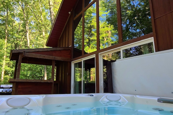 Bain à remous extérieur