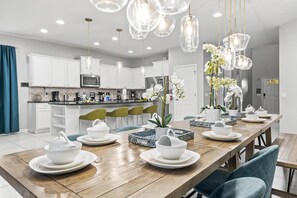 Dining - Fully Loaded Family Reunion Home, Game Room, Pool/Hot tub (Kissimmee)