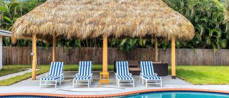 屋外プール、温水プール