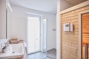 Shower, hair dryer