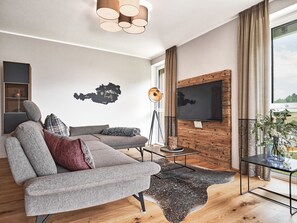 Fernseher, Kamin