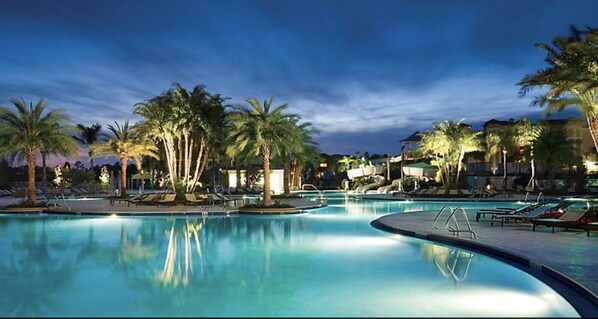 Indoor pool, outdoor pool
