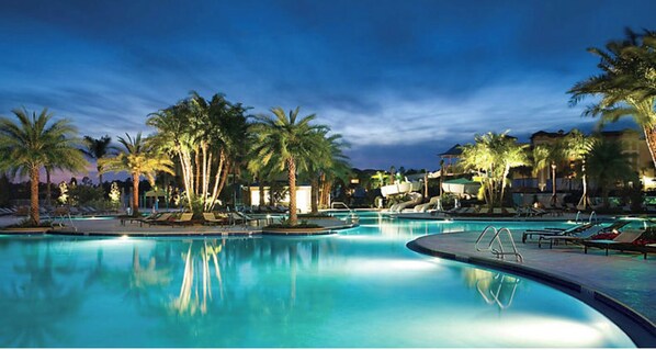 Indoor pool, outdoor pool