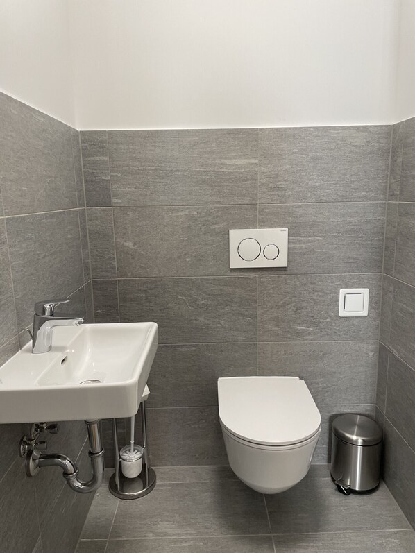 Shower, hair dryer