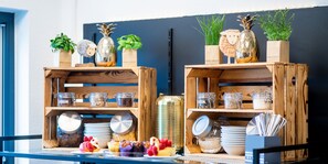 Petit déjeuner buffet compris tous les jours