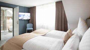 Standaard tweepersoonskamer | Luxe beddengoed, individueel gedecoreerd, individueel gemeubileerd