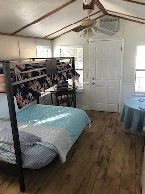 Front room with bunkbeds for additional guests.