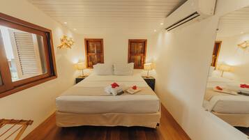 Premium bedding, pillowtop beds, minibar, individually decorated