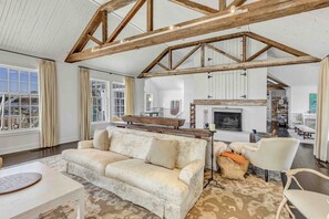 TV, fireplace, ping pong, printers