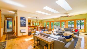 Smart TV, ping pong, books