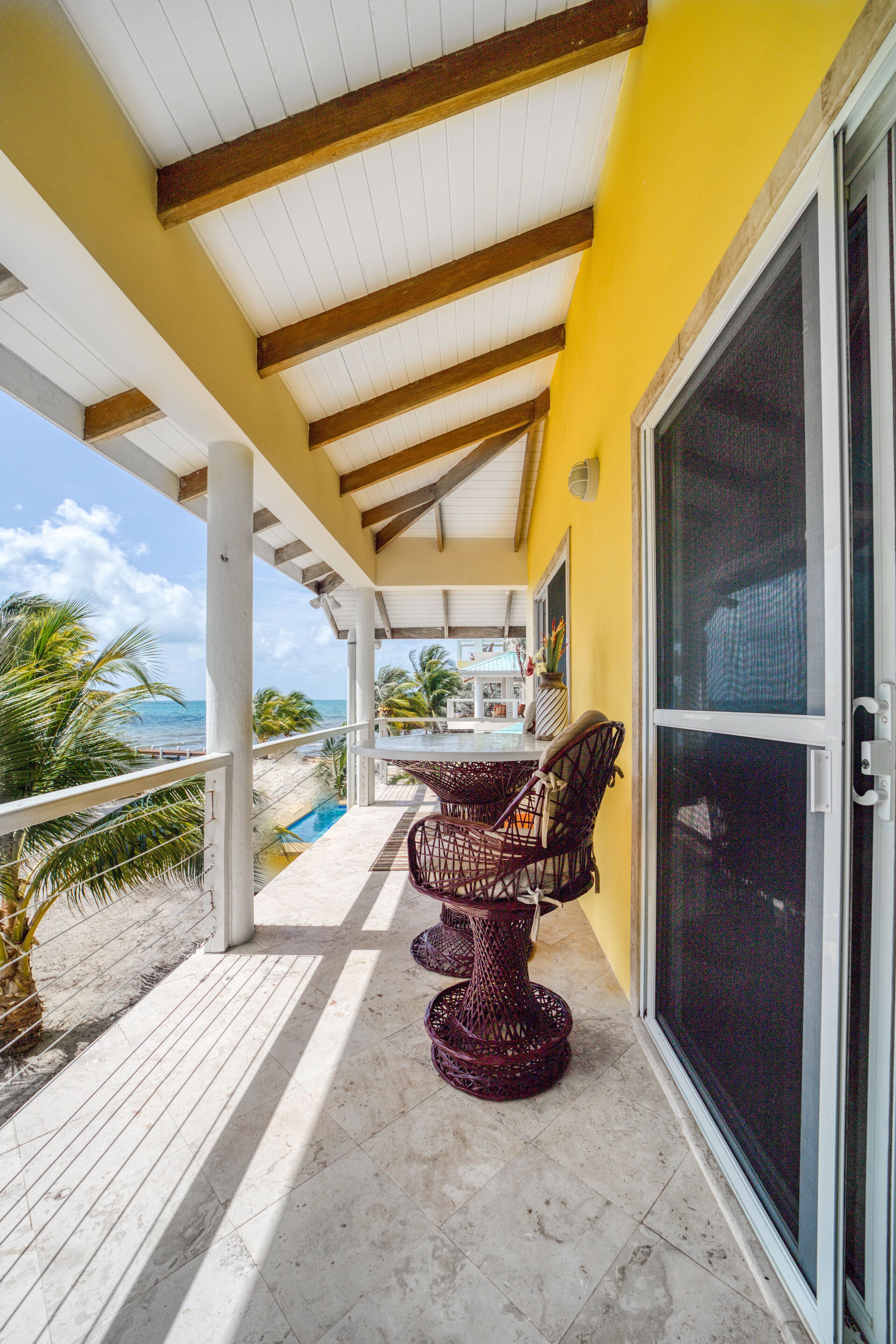 Villa, piscine privée, en front de plage | Terrasse/Patio