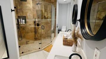 Shower, towels