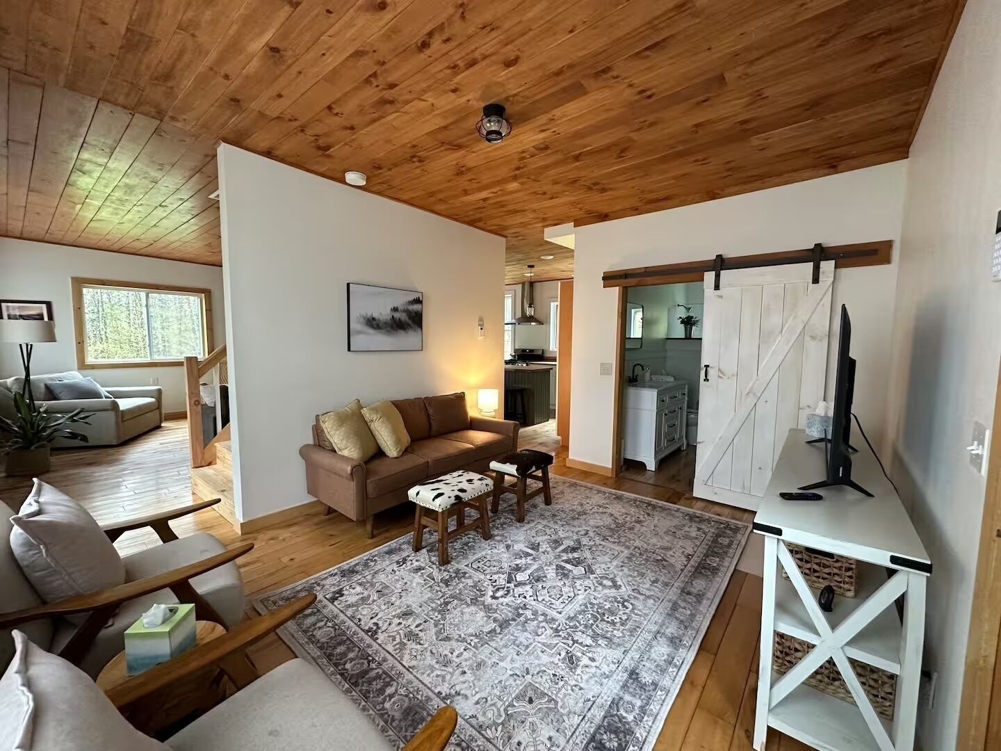 TV connectée, cheminée