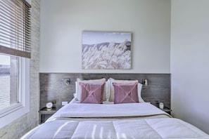 1 chambre, bureau, accès Internet, draps fournis