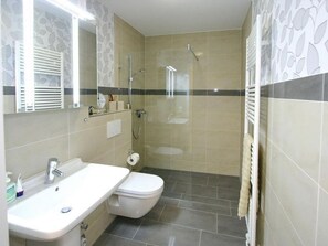 Shower, hair dryer