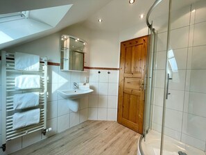 Shower, hair dryer, towels - Seahorse, 50sqm for up to 2 people - Haus an den Wiesen (Sylt-Ost)