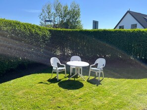 Outdoor dining - Appartement West, 45qm für bis zu 2 Personen - Altes Friesenhaus (Sylt-Ost)