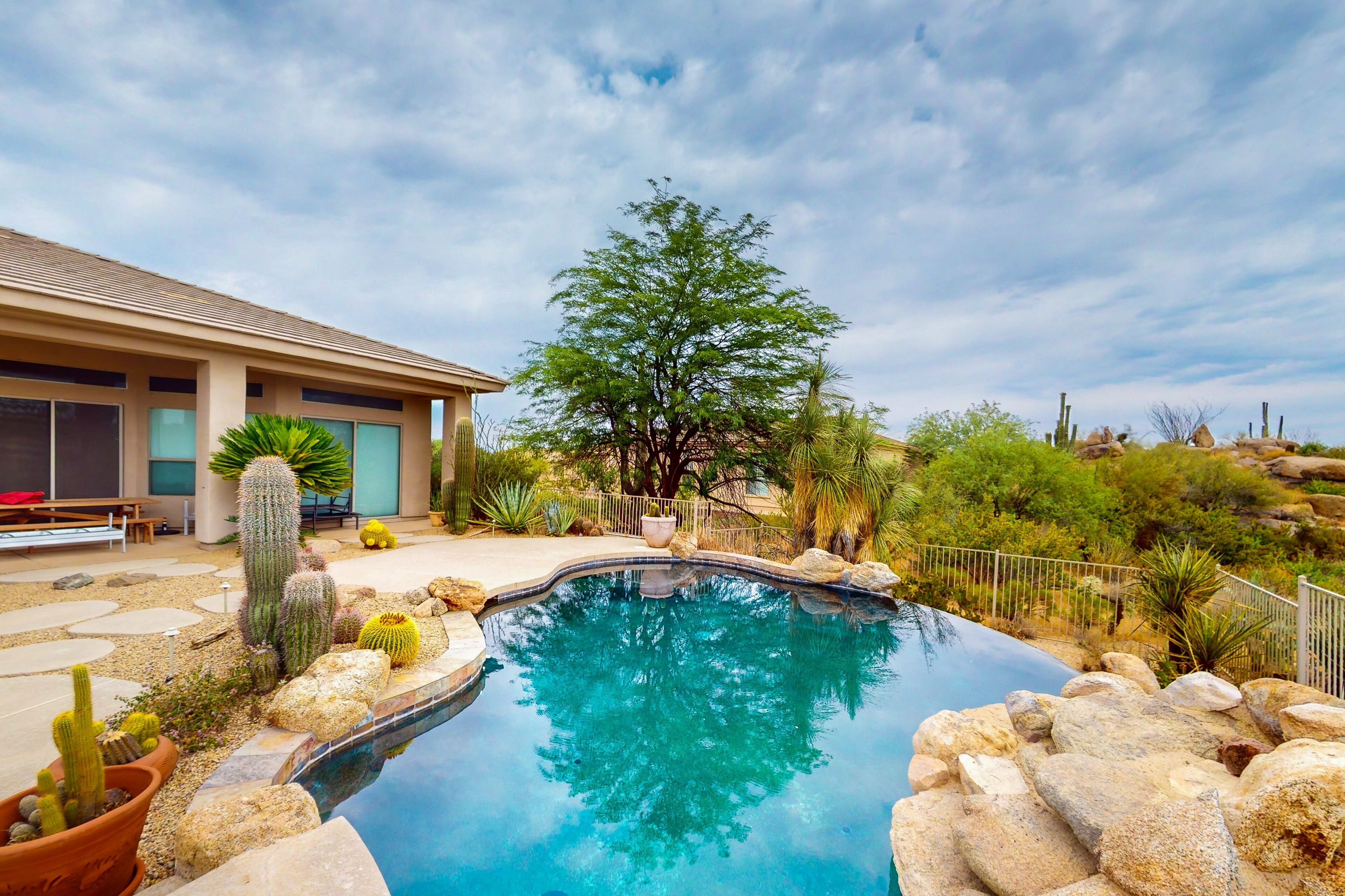 Desert Entertainment Paradise Luxe Villa w/ Outdoor Kitchen & Lagoon Pool