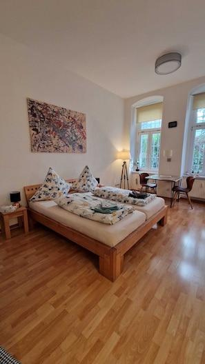1 bedroom, iron/ironing board, travel crib, free WiFi