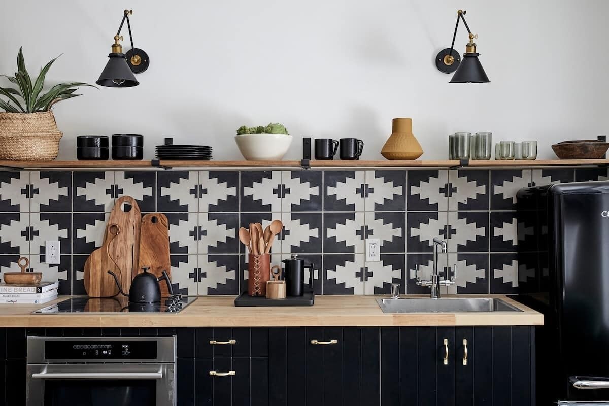 Refrigerador, horno, parrilla de estufa y lavavajillas 