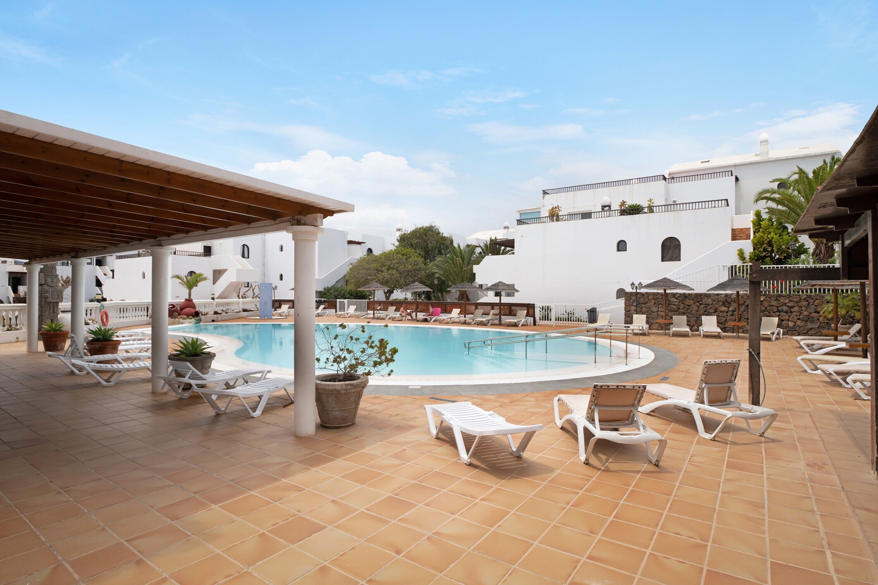 Una piscina climatizada