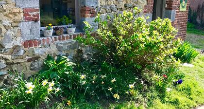 GĂźte paisible avec jardin privĂ©, cheminĂ©e et Ă©quipements modernes au cĆur du Parc Naturel de l'Avesnois