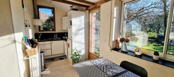 Charming Cottage with Garden, Fireplace & Nearby Bike Path in Heart of Avesnois Nature Park