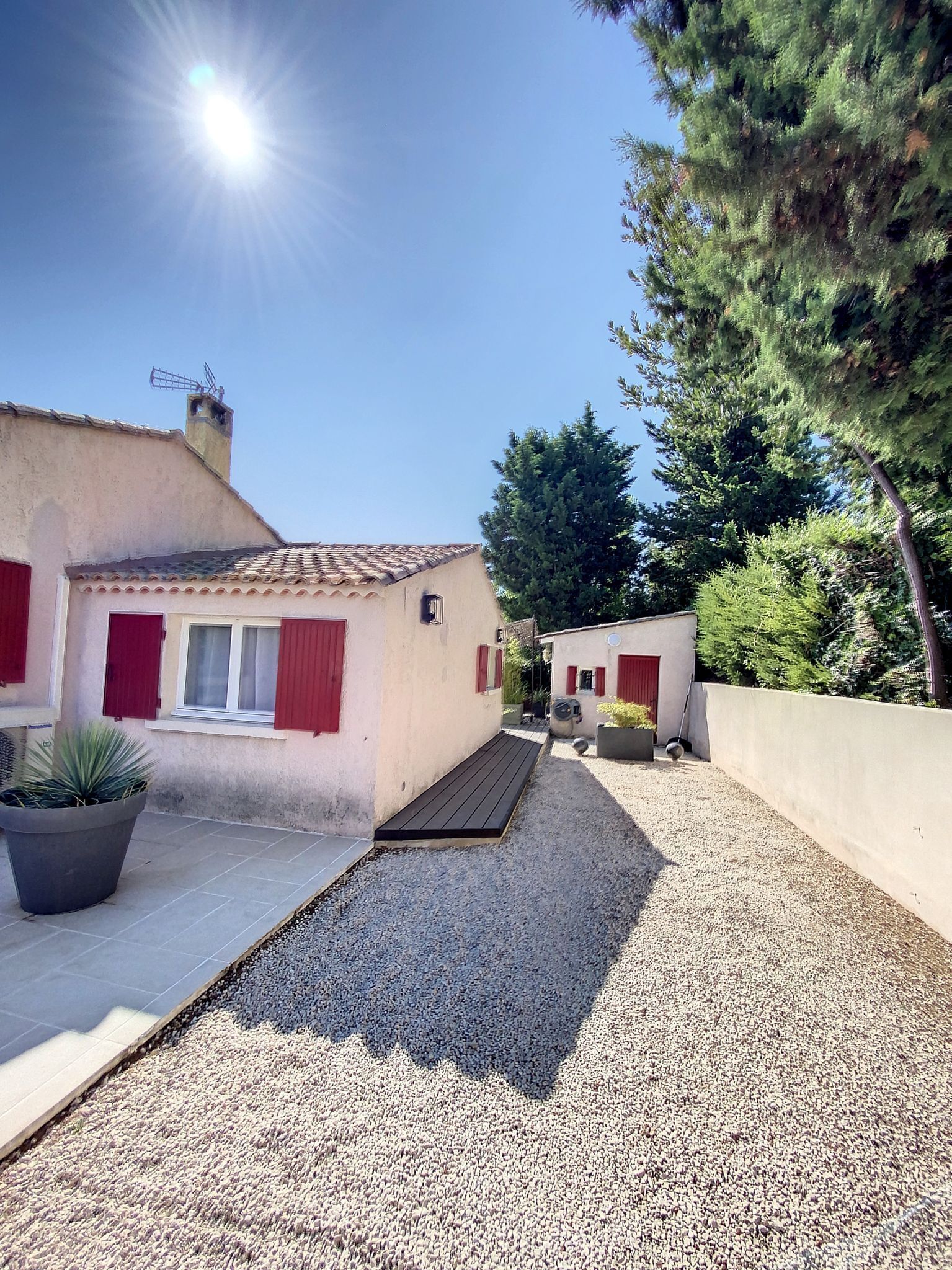 Enceinte de l’hébergement