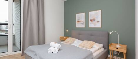 1 habitación, tabla de planchar con plancha, wifi y ropa de cama