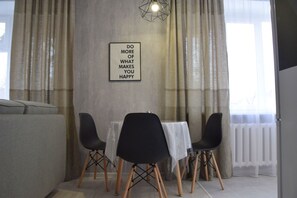 Dining - Beautiful studio(35sq.m) - top location - golden center (Almaty)