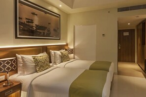 Egyptian cotton sheets, premium bedding, down duvets, memory-foam beds