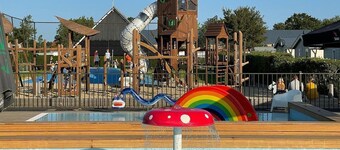 Chalet (J09) on cozy family campsite by the sea