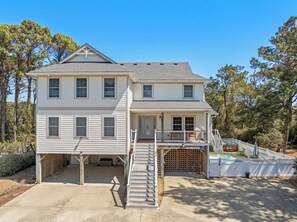 Exterior - Hampton Street Retreat: Corolla Light, Pool, Spa (Corolla)