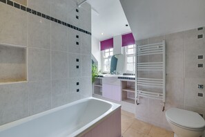 Hair dryer, towels