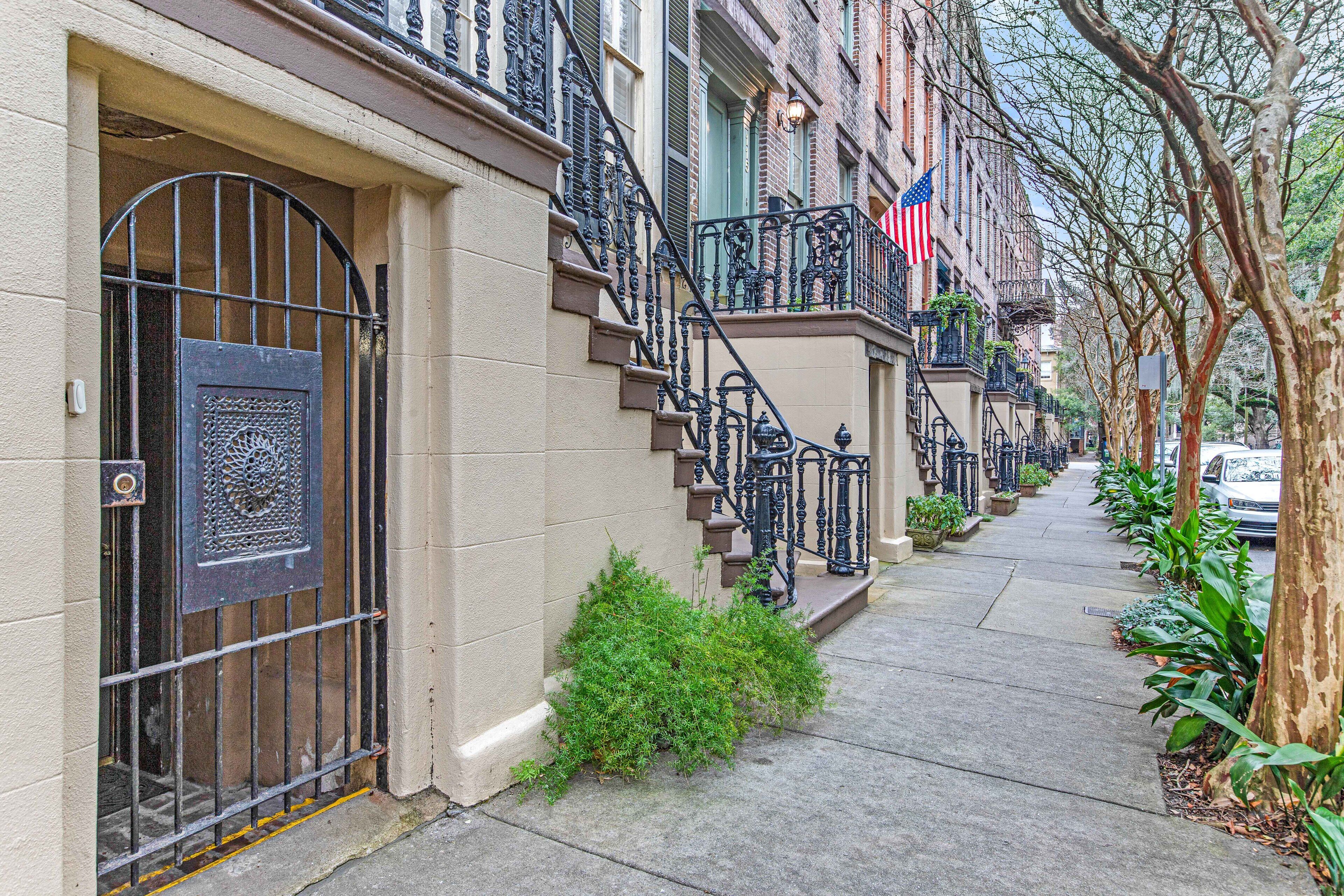 Stay Beneath Majestic Oak Trees on Beautiful Chatham Square by Lucky Savannah