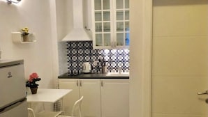 Leilighet | Eget kjøkken | Kjøleskap på fellesområdet og mikrobølgeovn på fellesområdet
