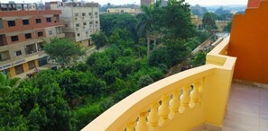 Balcony view - Magic Pyramids inn (Giza)