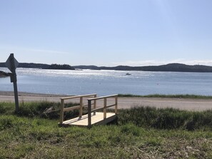 Plage, chaises longues