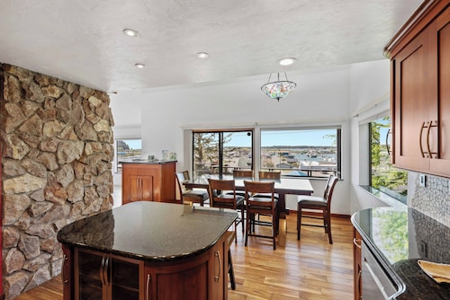 Overlook the Winchester Bay Harbor from the spacious 3rd Level!